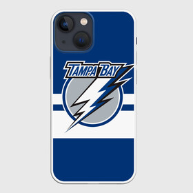 Чехол для iPhone 13 mini с принтом TAMPA BAY LIGHTING в Кировске,  |  | hockey | logo | nhl | sport | tampa | tampa bay | team | usa | линии | логотип | нхл | спорт | сша | тампа | тампа бэй | хоккей