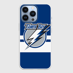 Чехол для iPhone 13 Pro с принтом TAMPA BAY LIGHTING в Кировске,  |  | hockey | logo | nhl | sport | tampa | tampa bay | team | usa | линии | логотип | нхл | спорт | сша | тампа | тампа бэй | хоккей