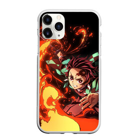 Чехол для iPhone 11 Pro матовый с принтом ТАНДЖИРО в Кировске, Силикон |  | anime | demon slayer | kimetsu no yaiba | аниме | бесконечный поезд | зеницу | иноске | иноске хашибира | клинок | клинок рассекающий демонов | манга | недзуко | незука | незуко | нэзуко | рассекающий демонов | тамаё