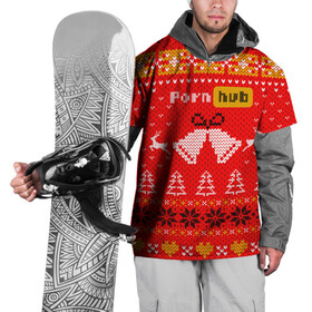 Накидка на куртку 3D с принтом Pornhub рождественский свитер в Кировске, 100% полиэстер |  | 2021 | christmas | knit | knitted | merch | new year | sweater | ugly sweater | вязанный | вязяный | зимний | лого | логотип | мерч | новый год | олени | рождественский | рождество
