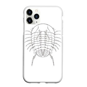 Чехол для iPhone 11 Pro Max матовый с принтом трилобит агрессивный в Кировске, Силикон |  | агрессия | доисторические животные | жуткие животные | насекомые | палеонтология | трилобиты