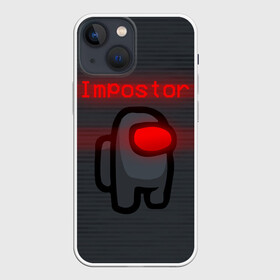 Чехол для iPhone 13 mini с принтом AMONG US   IMPOSTOR в Кировске,  |  | among | among us | amongus | crewmate | game | games | imposter | impostor | logo | monster | sabotage | shhh | амонг | амонг ас | амонгас | игра | игры | импостер | космос | крюмейт | лого | логотип | логотипы | монстр | саботаж | символ | сим