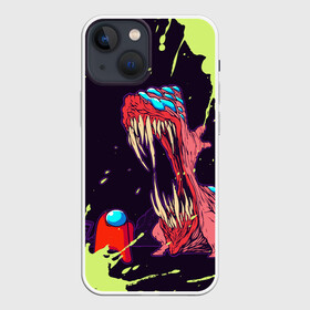 Чехол для iPhone 13 mini с принтом AMONG US   MONSTER в Кировске,  |  | among | among us | amongus | crewmate | game | games | imposter | impostor | logo | monster | sabotage | shhh | амонг | амонг ас | амонгас | игра | игры | импостер | космос | крюмейт | лого | логотип | логотипы | монстр | саботаж | символ | сим