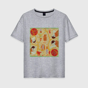 Женская футболка хлопок Oversize с принтом Нет прогулкам без собак в Кировске, 100% хлопок | свободный крой, круглый ворот, спущенный рукав, длина до линии бедер
 | здоровье | изоляция | прогулки | самоизоляция | собаки