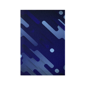 Обложка для паспорта матовая кожа с принтом Абстрактные линии в Кировске, натуральная матовая кожа | размер 19,3 х 13,7 см; прозрачные пластиковые крепления | абстракция | градиентные линии | линии | полосы | точки