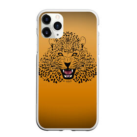 Чехол для iPhone 11 Pro матовый с принтом Леопард в Кировске, Силикон |  | big cat | cat | leopard | кот | кошка | леопард