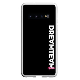 Чехол для Samsung Galaxy S10 с принтом DreamTeam в Кировске, Силикон | Область печати: задняя сторона чехла, без боковых панелей | blogger | bloggers | dream team | dream team house | dreamteam | dth | tik tok | tik tok house | блогер | блогеры | тик ток | тиктокеры