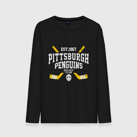 Мужской лонгслив хлопок с принтом Pittsburgh Penguins в Кировске, 100% хлопок |  | hockey | nhl | penguins | pittsburg | pittsburgh | pittsburgh penguins | usa | нхл | пингвинз | питтсбург | питтсбург пингвинз | спорт | сша | хоккей | шайба