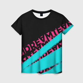 Женская футболка 3D с принтом Dream Team House в Кировске, 100% полиэфир ( синтетическое хлопкоподобное полотно) | прямой крой, круглый вырез горловины, длина до линии бедер | Тематика изображения на принте: 