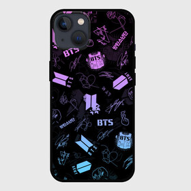 Чехол для iPhone 13 с принтом BTS в Кировске,  |  | bangtan boys | big hit | bts | bts army | j hope | jimin | jin | jungkook | k pop | kpop | love yourself | map of the soul | rm | suga | v | wings | автограф | бтс | к поп