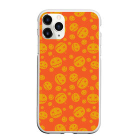 Чехол для iPhone 11 Pro Max матовый с принтом Helloween Pumpkin - Хеллоуин в Кировске, Силикон |  | Тематика изображения на принте: helloween | orange | pumpkin | оранжевый | тыквы | хеллоуин