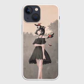 Чехол для iPhone 13 mini с принтом Secre Swallowtail в Кировске,  |  | anime | asta | black clover | demon | magic | yuno | аниме | аниме черный клевер | анимэ | аста | демон | клевер | магия | черный клевер | юно