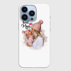 Чехол для iPhone 13 Pro с принтом Best Mom в Кировске,  |  | Тематика изображения на принте: 2021 | best mom | mom | беременность | доченька | дочка | дочке | лучшая мама | люблю маму | любовь | мама | маме | мамочка | мамочке | мамуле | мамуля | пузожитель | рождение ребенка | самая лучшая мама | семья