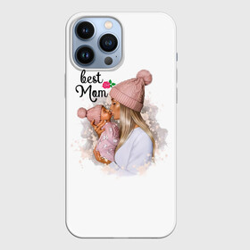 Чехол для iPhone 13 Pro Max с принтом Best Mom в Кировске,  |  | Тематика изображения на принте: 2021 | best mom | mom | беременность | доченька | дочка | дочке | лучшая мама | люблю маму | любовь | мама | маме | мамочка | мамочке | мамуле | мамуля | пузожитель | рождение ребенка | самая лучшая мама | семья