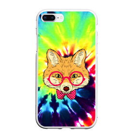 Чехол для iPhone 7Plus/8 Plus матовый с принтом TIE DYE HIPSTER в Кировске, Силикон | Область печати: задняя сторона чехла, без боковых панелей | 