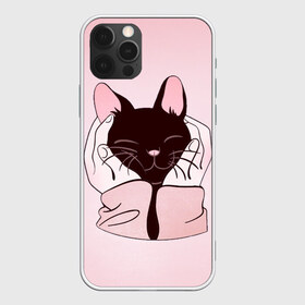 Чехол для iPhone 12 Pro Max с принтом Любовь в Кировске, Силикон |  | cat | cats | heart | i | love | night | sleep | вечер | жарко | зима | кот | котенок | котик | котэ | котяра | котята | кошка | люблю | любовь | нежное | нежный | ночь | сердечко | сердце | сон | спать | тепло | холод | холодно | я