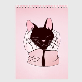 Скетчбук с принтом Любовь в Кировске, 100% бумага
 | 48 листов, плотность листов — 100 г/м2, плотность картонной обложки — 250 г/м2. Листы скреплены сверху удобной пружинной спиралью | cat | cats | heart | i | love | night | sleep | вечер | жарко | зима | кот | котенок | котик | котэ | котяра | котята | кошка | люблю | любовь | нежное | нежный | ночь | сердечко | сердце | сон | спать | тепло | холод | холодно | я