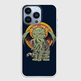 Чехол для iPhone 13 Pro с принтом Cathulhu в Кировске,  |  | cat | cathulhu | cats | cthulhu | ocean | sea | бездна | котенок | котэ | котяра | котята | кошка | ктулху | море | океан