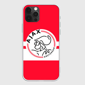 Чехол для iPhone 12 Pro Max с принтом AJAX AMSTERDAM в Кировске, Силикон |  | Тематика изображения на принте: ajax | amsterdam | football | holland | red | sport | team | white | амстердам | аякс | гол | голландия | красный | логотип | мяч | нидерланды | полосы | спорт | футбол
