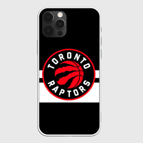 Чехол для iPhone 12 Pro с принтом TORONTO RAPTORS в Кировске, силикон | область печати: задняя сторона чехла, без боковых панелей | Тематика изображения на принте: basketball | canada | logo | nba | raptors | sport | team | toronto | usa | баскетбол | канада | логотип | мяч | нба | полосы | рэпторс | спорт | сша | торонто | черный