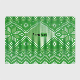 Магнитный плакат 3Х2 с принтом PornHub в Кировске, Полимерный материал с магнитным слоем | 6 деталей размером 9*9 см | Тематика изображения на принте: cool | fashion | green | hype | pattern | rdmerryhab | зеленый | круто | мода | узор | хайп