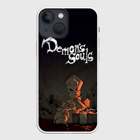 Чехол для iPhone 13 mini с принтом Demons souls в Кировске,  |  | dark souls | demon souls | demons souls | demons souls remastered | git gud | гит гуд | дарк соулз | демон соулз