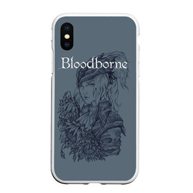 Чехол для iPhone XS Max матовый с принтом Bloodborne в Кировске, Силикон | Область печати: задняя сторона чехла, без боковых панелей | dark souls | demon souls | demons souls | demons souls remastered | git gud | гит гуд | дарк соулз | демон соулз