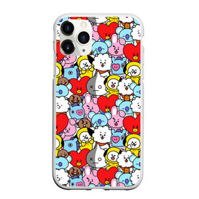 Чехол для iPhone 11 Pro матовый с принтом BT21 / BTS в Кировске, Силикон |  | army | bt 21 | bt21 | bts | chimmy | cooky | koya | mang | rj | shooky | tata | van | арджей | бт21 | бтс | ван | коя | куки | манг | тата | чими | шоки