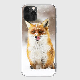 Чехол для iPhone 12 Pro Max с принтом Лиса в Кировске, Силикон |  | animal | fox | foxy | snow | winter | животное | животные | звери | зверь | зима | лиса | лисица | мороз | рыжая | снег | снежинка