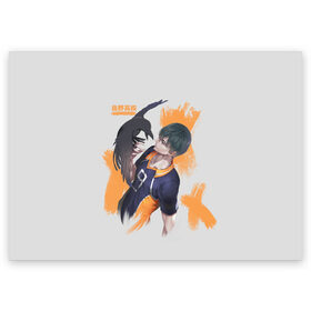 Поздравительная открытка с принтом Кагеяма Тобио в Кировске, 100% бумага | плотность бумаги 280 г/м2, матовая, на обратной стороне линовка и место для марки
 | Тематика изображения на принте: anime | haikyu | haikyuu | hinata | karasuno | kei | nekoma | nishinoya | satori | tobio | yu | аниме | волейбол | волейбол аниме | кей | нишиноя ю | сатори | спорт | тобио | хината