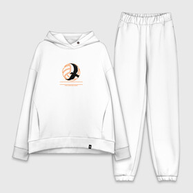 Женский костюм хлопок Oversize с принтом Karasuno volleyball в Кировске,  |  | anime | haikyu | haikyuu | hinata | karasuno | kei | nekoma | nishinoya | satori | tobio | yu | аниме | волейбол | волейбол аниме | кей | нишиноя ю | сатори | спорт | тобио | хината