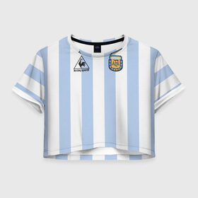 Женская футболка Crop-top 3D с принтом Diego Maradona 10 (Автограф) в Кировске, 100% полиэстер | круглая горловина, длина футболки до линии талии, рукава с отворотами | 10 | 1960 | 2020 | argentina | barcelona | diego | football | legend | leo | lionel | maradona | messi | retro | rip | soccer | автограф | аргентина | барселона | бога | диего | легенда | лионель | марадона | месси | мяч | ретро | роспись | р