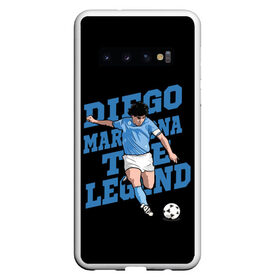 Чехол для Samsung Galaxy S10 с принтом Diego Maradona в Кировске, Силикон | Область печати: задняя сторона чехла, без боковых панелей | Тематика изображения на принте: 10 | 1960 | 2020 | argentina | barcelona | diego | football | legend | leo | lionel | maradona | messi | retro | rip | soccer | аргентина | барселона | бога | диего | легенда | лионель | марадона | месси | мяч | ретро | рука | форма | футбол