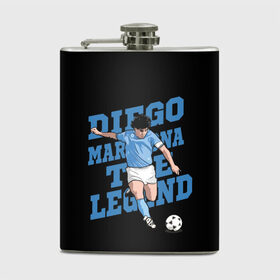Фляга с принтом Diego Maradona в Кировске, металлический корпус | емкость 0,22 л, размер 125 х 94 мм. Виниловая наклейка запечатывается полностью | 10 | 1960 | 2020 | argentina | barcelona | diego | football | legend | leo | lionel | maradona | messi | retro | rip | soccer | аргентина | барселона | бога | диего | легенда | лионель | марадона | месси | мяч | ретро | рука | форма | футбол