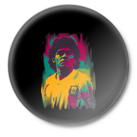 Значок с принтом Diego Maradona в Кировске,  металл | круглая форма, металлическая застежка в виде булавки | Тематика изображения на принте: 10 | 1960 | 2020 | argentina | barcelona | diego | football | legend | leo | lionel | maradona | messi | retro | rip | soccer | аргентина | барселона | бога | диего | легенда | лионель | марадона | месси | мяч | ретро | рука | форма | футбол