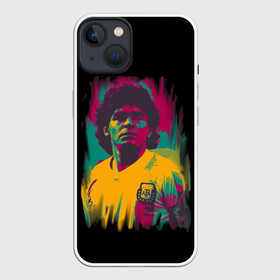 Чехол для iPhone 13 с принтом Diego Maradona в Кировске,  |  | 10 | 1960 | 2020 | argentina | barcelona | diego | football | legend | leo | lionel | maradona | messi | retro | rip | soccer | аргентина | барселона | бога | диего | легенда | лионель | марадона | месси | мяч | ретро | рука | форма | футбол