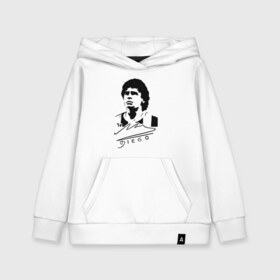 Детская толстовка хлопок с принтом Diego Maradona в Кировске, 100% хлопок | Круглый горловой вырез, эластичные манжеты, пояс, капюшен | 10 | 1960 | 2020 | argentina | barcelona | diego | football | legend | leo | lionel | maradona | messi | retro | rip | soccer | автограф | аргентина | барселона | бога | диего | легенда | лионель | марадона | месси | мяч | ретро | роспись | р