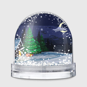 Снежный шар с принтом Атмосфера нового года в Кировске, Пластик | Изображение внутри шара печатается на глянцевой фотобумаге с двух сторон | Тематика изображения на принте: 