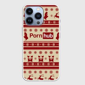 Чехол для iPhone 13 Pro с принтом Pornhub(Новый год) в Кировске,  |  | год | новый | рождественскую коллекцию