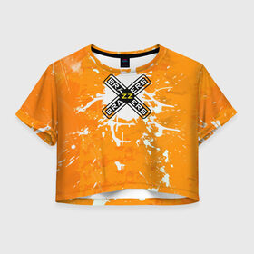 Женская футболка Crop-top 3D с принтом Brazzers в Кировске, 100% полиэстер | круглая горловина, длина футболки до линии талии, рукава с отворотами | brazzers | рождественскую коллекцию