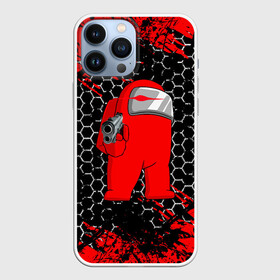 Чехол для iPhone 13 Pro Max с принтом Among Us Impostor Gun (Red). в Кировске,  |  | among us | impostor | impostor gun | red | there is impostor among us | амонг ус | игра | мем | предатель | предатель среди нас | самозванец | среди нас