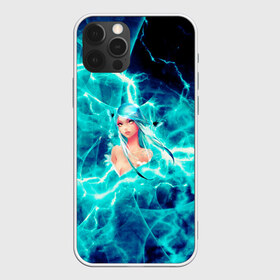 Чехол для iPhone 12 Pro Max с принтом Electro-Girl в Кировске, Силикон |  | Тематика изображения на принте: blue | cat | electro | girl | молния девочка | суперспособность | электричество | электро