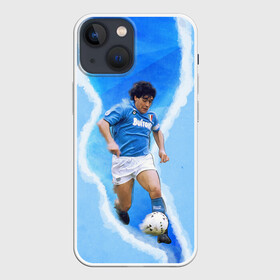 Чехол для iPhone 13 mini с принтом Диего Армандо в Кировске,  |  | 10 номер | diego | football | maradona | maradonna | арегнтина | бога | диего | марадона | марадонна | ретро | рука | сборная аргентины | футбол | футболист