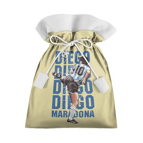 Подарочный 3D мешок с принтом Diego Diego в Кировске, 100% полиэстер | Размер: 29*39 см | 10 номер | diego | football | maradona | maradonna | арегнтина | бога | диего | марадона | марадонна | ретро | рука | сборная аргентины | футбол | футболист