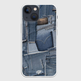 Чехол для iPhone 13 mini с принтом Jeans life в Кировске,  |  | cool | fashion | hype | jeans | texture | vanguard | авангард | круто | мода | текстура | хайп