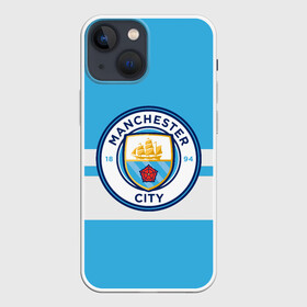 Чехол для iPhone 13 mini с принтом MANCHESTER CITY в Кировске,  |  | british | champion | city | england | etihad | football | logo | manchester | sport | англия | британия | линии | логотип | манчестер | премьер лига | сити | спорт | футбол | чемпион