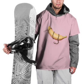Накидка на куртку 3D с принтом Банана в Кировске, 100% полиэстер |  | 