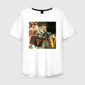 Мужская футболка хлопок Oversize с принтом Playboi Carti PHOTO в Кировске, 100% хлопок | свободный крой, круглый ворот, “спинка” длиннее передней части | fashion | hip hop | photo | rap | text | top