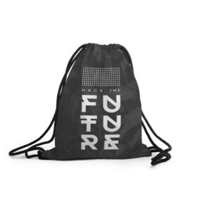 Рюкзак-мешок 3D с принтом Надпись 