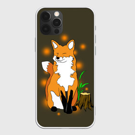 Чехол для iPhone 12 Pro Max с принтом Лиса в лесу в Кировске, Силикон |  | animals | fox | в лесу | дерево | дикий | животные | зверек | зверь | кусты | лес | лесной | лесные | лиса | лисенок | лисица | лисичка | листья | мордочка | мультяшный | пенек | природа | растения | рыжая